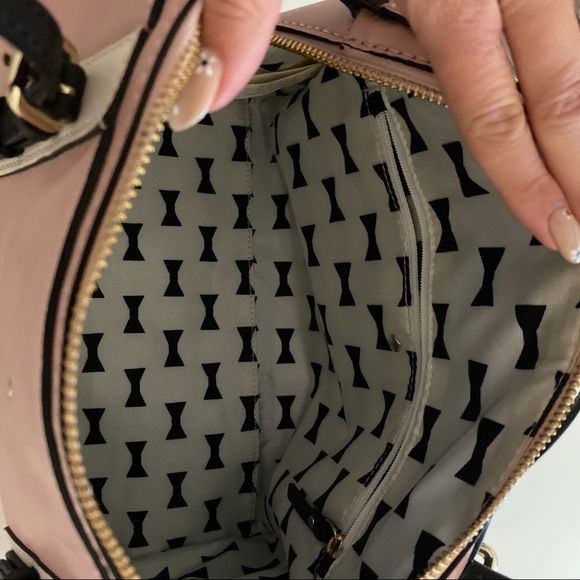 kate spade pink and black satchel purse - Picture 7 of 7